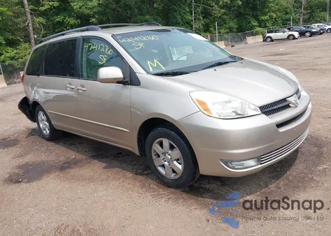 2005 Toyota Sienna Xle из США, поврежденный, VIN 5TDZA22C65S287128